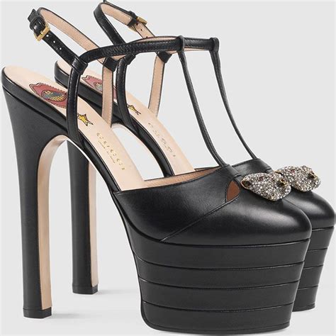 angel heels gucci|Gucci heels platform.